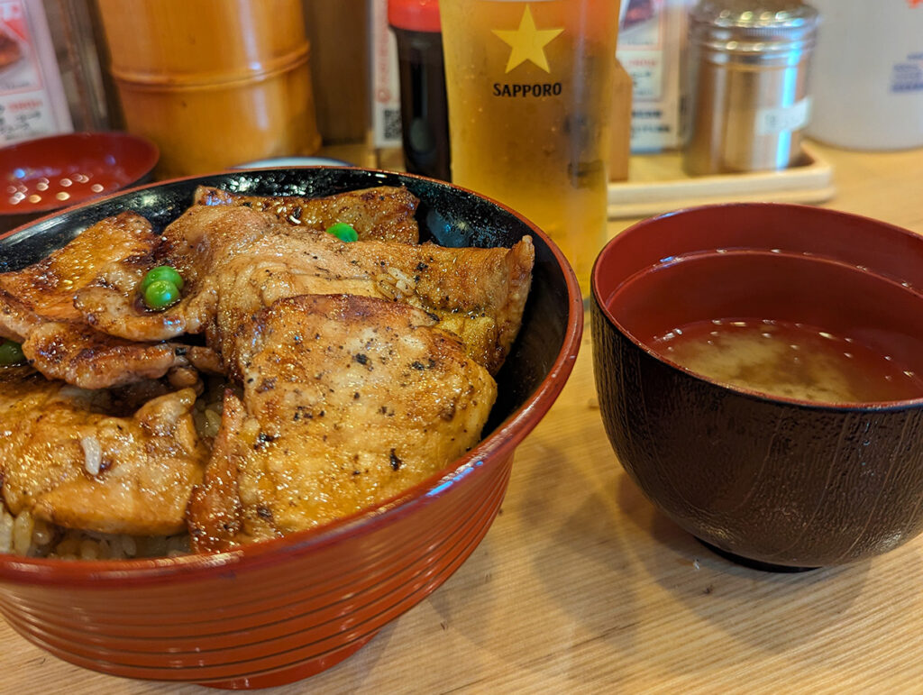 ぶたはげの豚丼