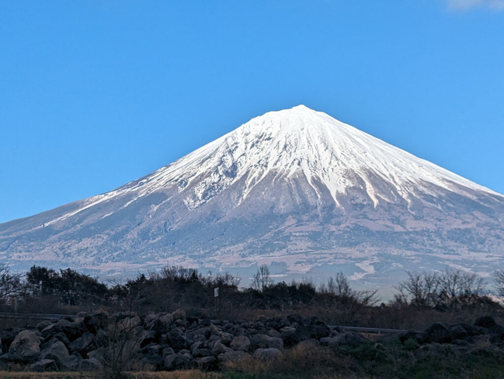 伊豆パノラマパークから見える富士山