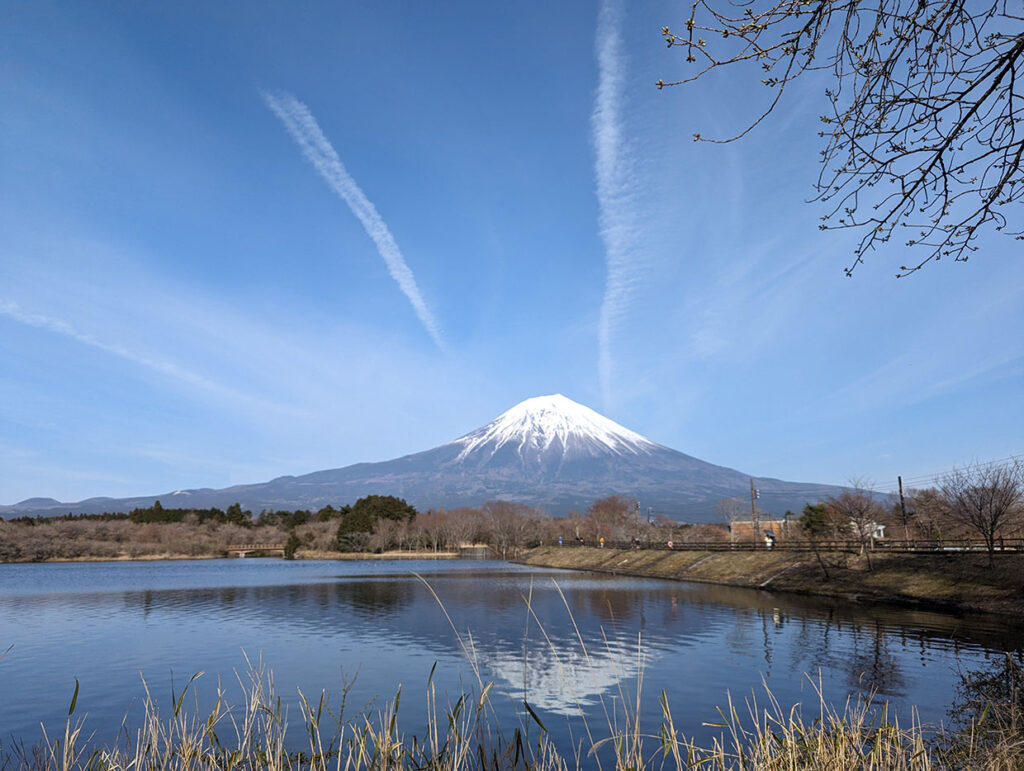 田貫湖の逆さ富士