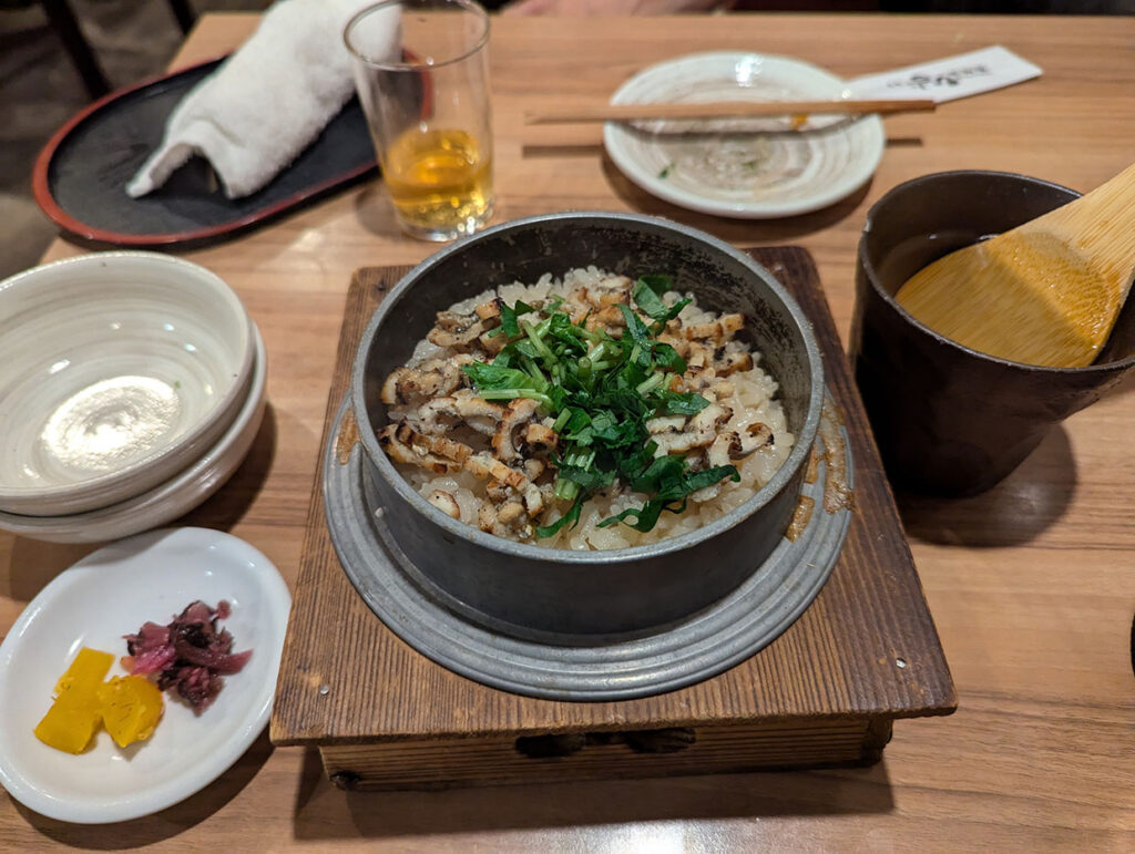 穴子釜飯