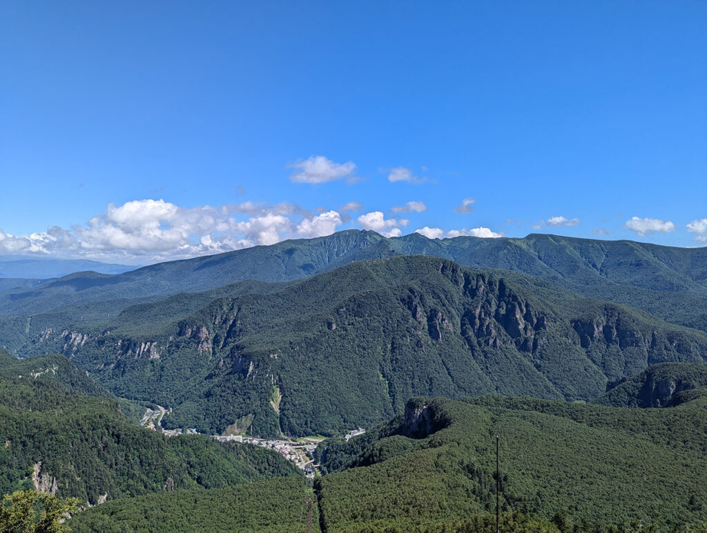 層雲峡　雄大な山岳風景