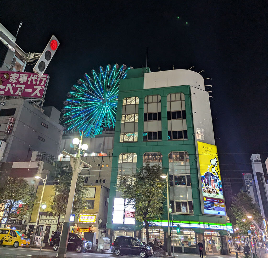 夜中のすすきの