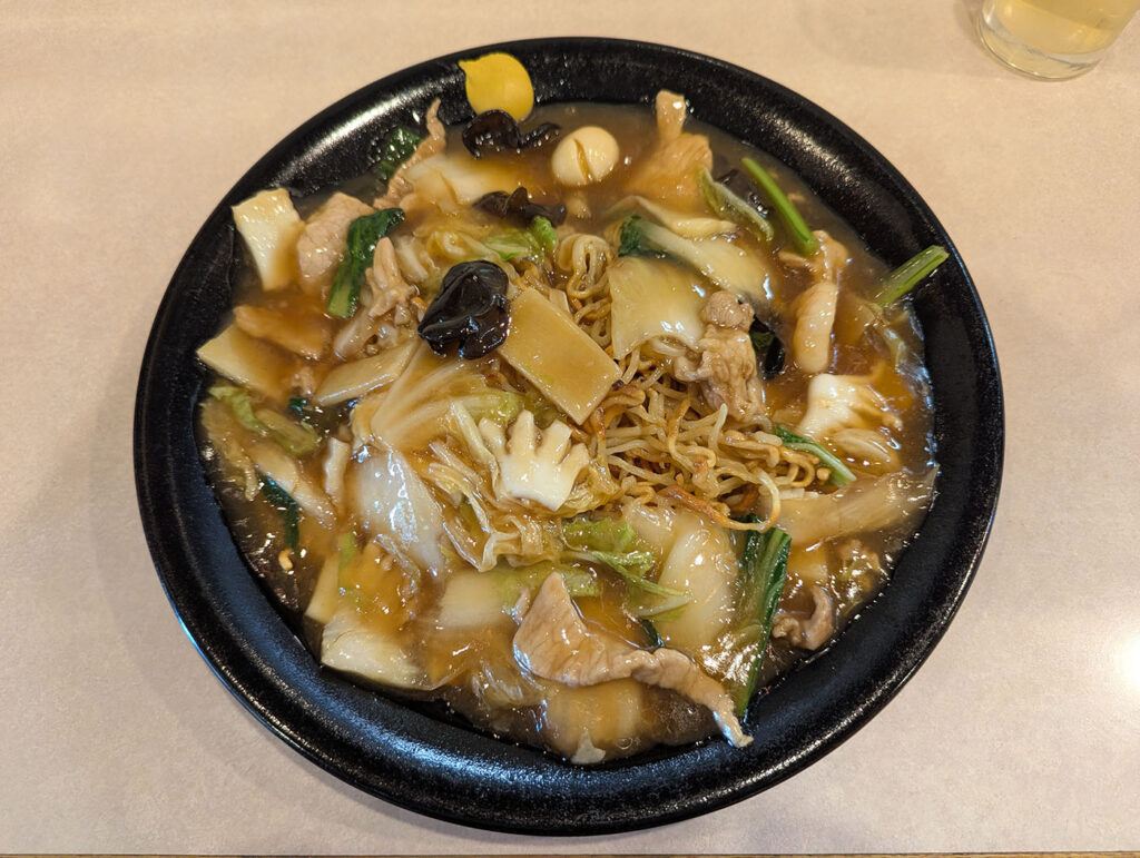 翡翠楼のあんかけやきそば